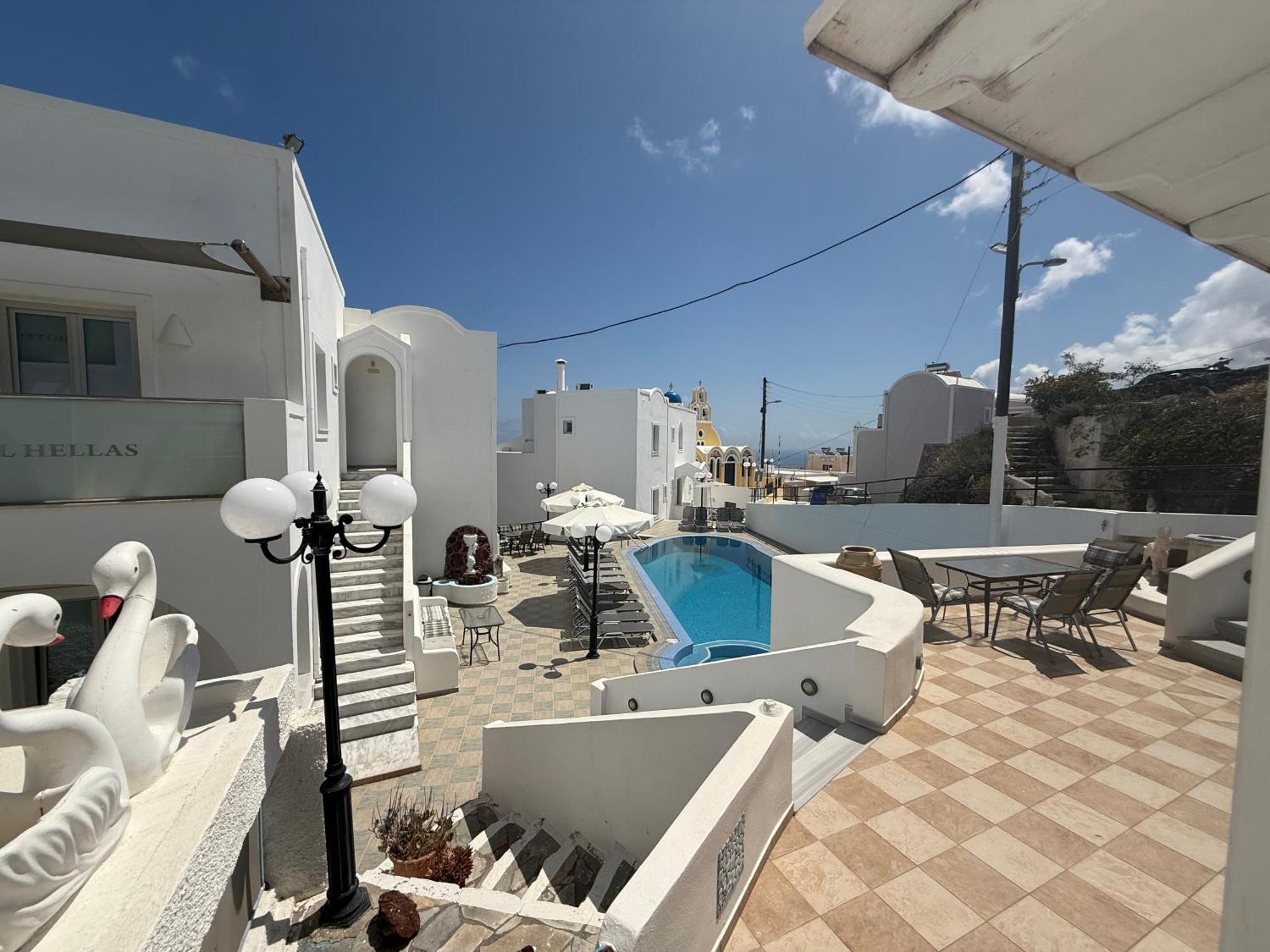 Hotel Hellas Fíra Kültér fotó